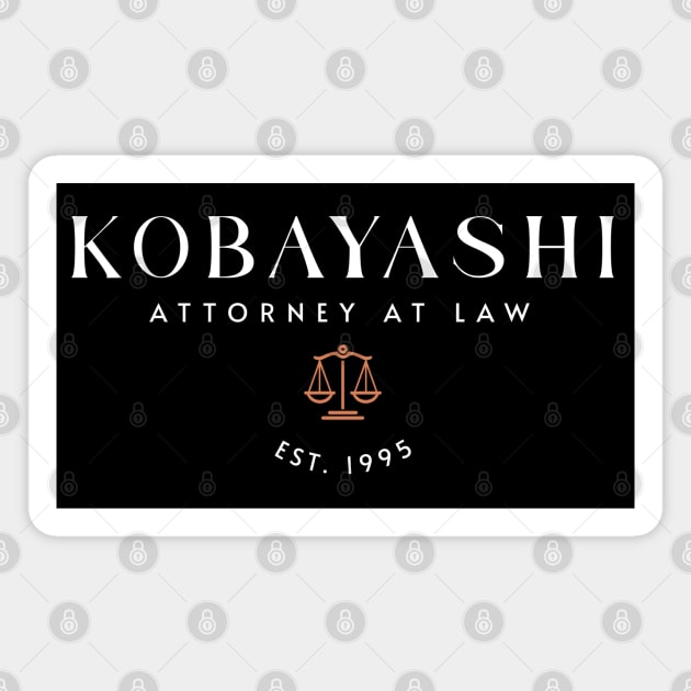 Kobayashi - attorney at law - est. 1995 Magnet by BodinStreet